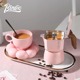 bincoo粉色小鸟壶粉色双阀摩卡壶意式咖啡壶煮家用手冲咖啡器具