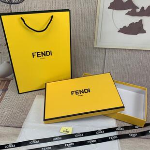 现货纸袋芬迪新款包装衣服围巾皮带礼品盒防尘袋礼品袋子