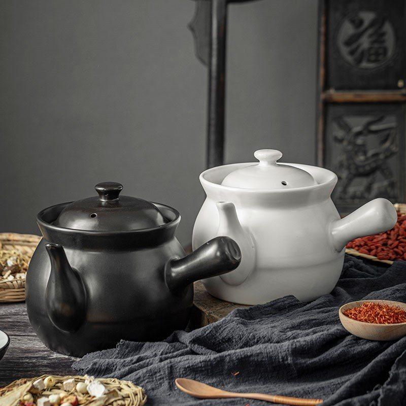 沙罐子老式中药罐中药锅明火陶瓷熬汤灌养生煲瓦罐陶土沙罐熬药