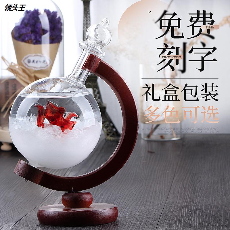天气预报瓶风暴气象球创意的小摆件桌面装饰品地球仪礼物办公室|msdalam kategori bekalan perayaan/hadiah, Hadiah kreatif, 天气瓶/风暴瓶 - dari Buy2taobao.com untuk memberikan perkhidmatan ejen Taobao profesional membeli