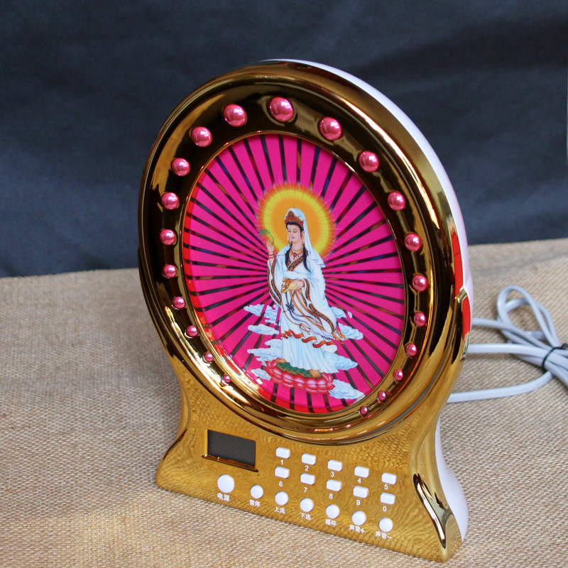 other其他1597903397965日本闪光观音念佛机插电家放器西方插卡音箱