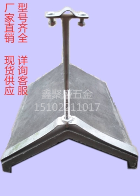 瓦式避雷卡带支架铁镀锌避雷卡子防雷卡子脊瓦避雷卡子调节脊瓦卡
