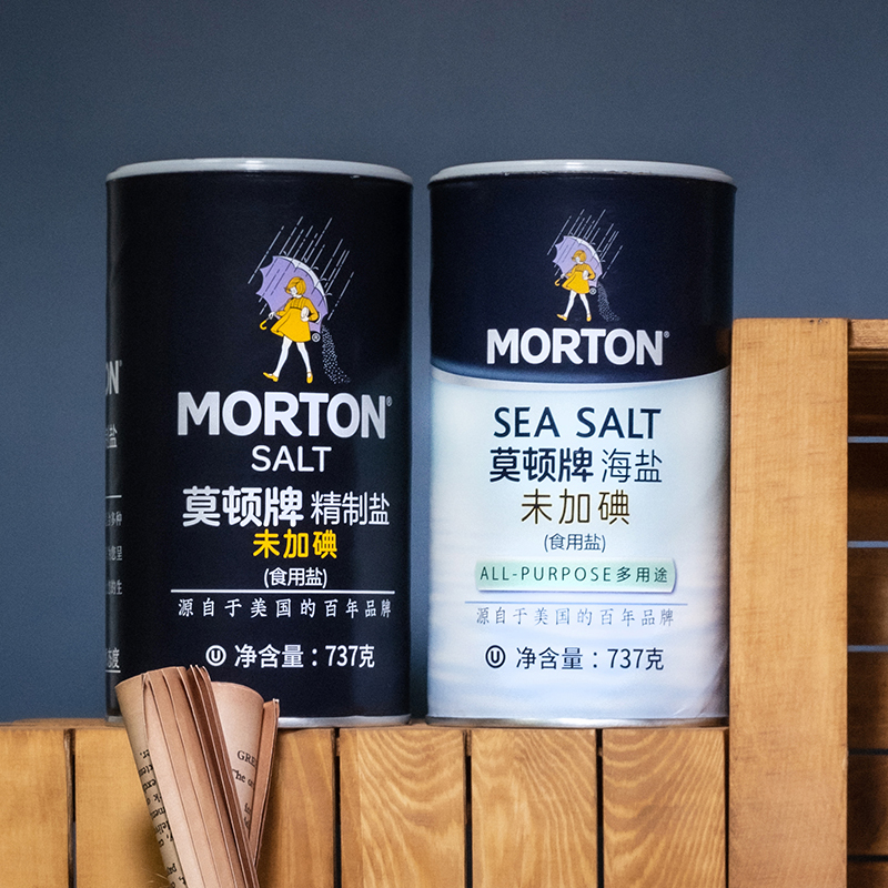 MORTON莫顿737g无碘精制盐