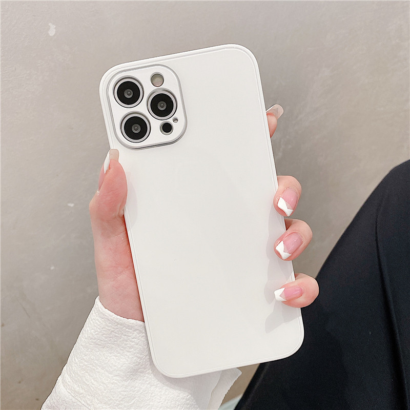 苹果x白色手机壳
