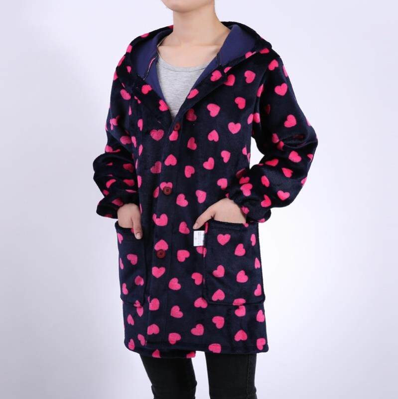 棉女士妈妈d外套女罩衣冬可外穿冬天加绒加厚大人扣子干活时尚