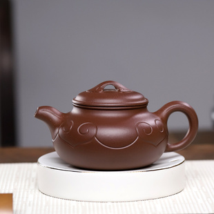大容量宜兴紫砂壶纯全手工牛饮泡茶茶具正宗家用大号茶壶仿古如意
