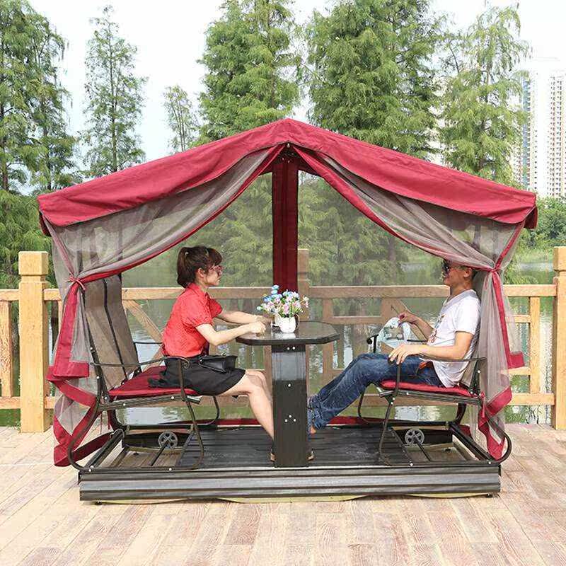 热销户外秋千摇椅 四人