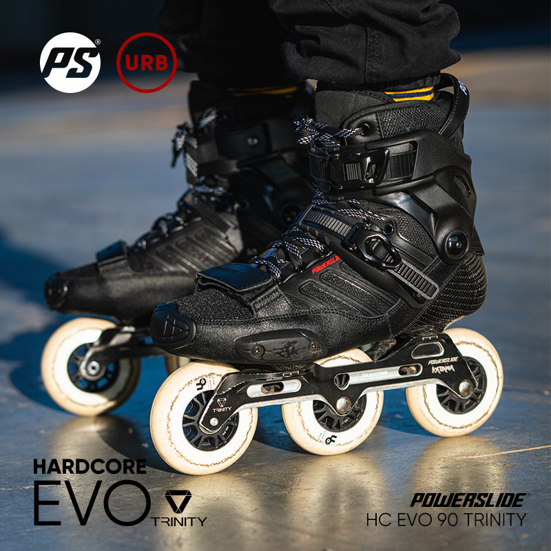 powerslide宝狮莱evo专业平花轮滑专利三点鞋全碳男女全能溜冰鞋