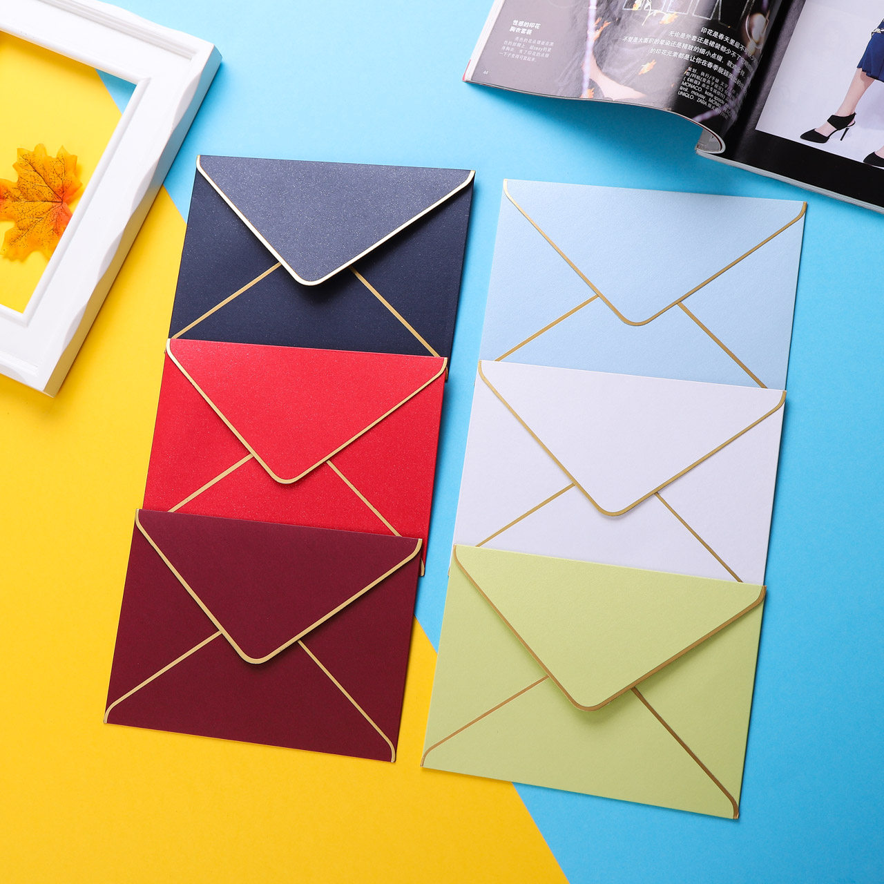 邀请函公司企业logo烫金封套订做中西式高端信封现货设计创意印刷定做