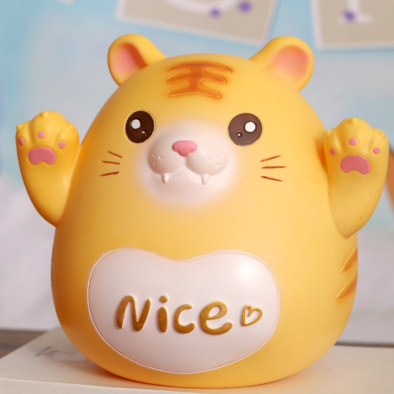 虎年老虎存钱罐2021年大号儿童男孩新款女孩网红储蓄罐可存可取