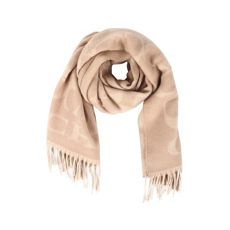 coach蔻驰男女通用时尚百搭羊毛流苏围巾f76384