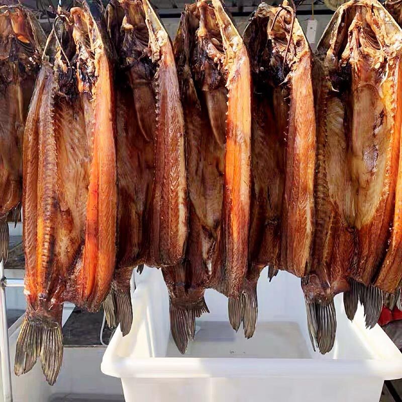 淡水大螺丝青鱼干咸鱼风干鱼野生整条螺蛳混乌青鱼干腌制特产腊鱼