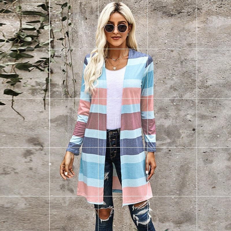 Sweater jacket contrast color knitted cardigan mid-length女在类目 女装/女士精品, 毛衣中 - 来自Buy2taobao.com提供专业的淘宝代购服务