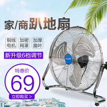 National floor fan, powerful industrial electric fan, household silent desktop, commercial high-power floor fan, sitting and climbing fan