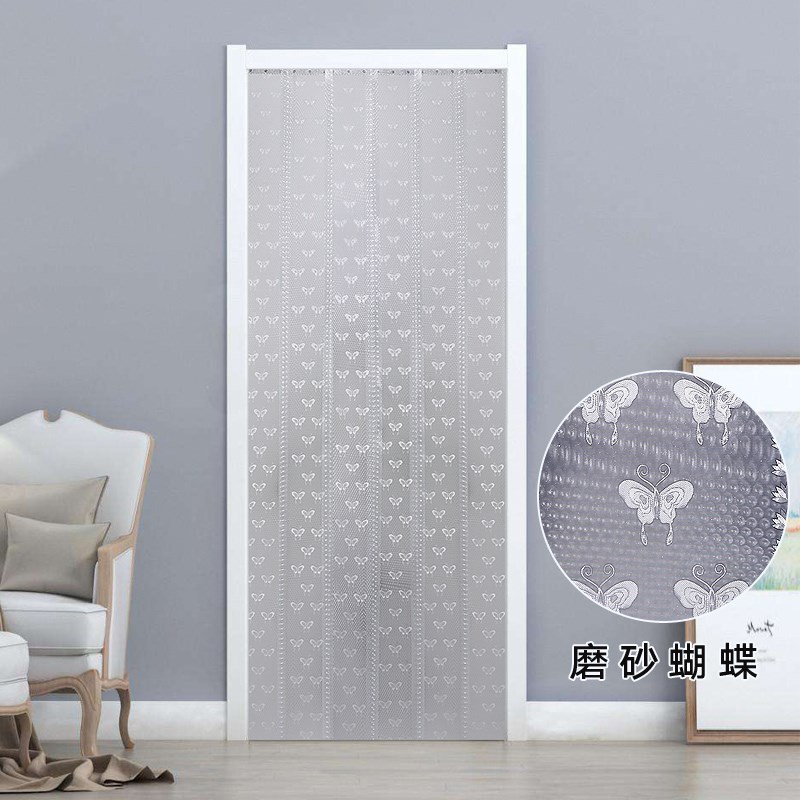 厨房防油烟门帘透明pvc图片