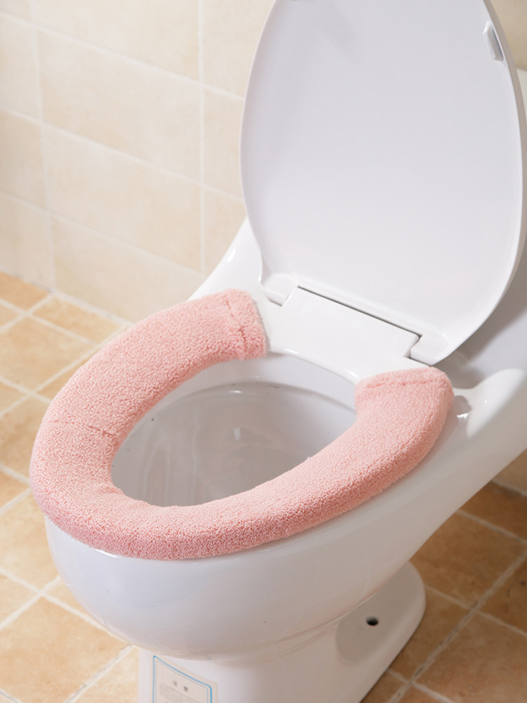 马桶发热贴_包邮多样屋马桶圈坐垫家用马桶搭扣贴加厚厕所坐便套保暖