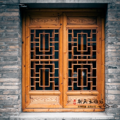 雕花窗格中式仿古窗格图片