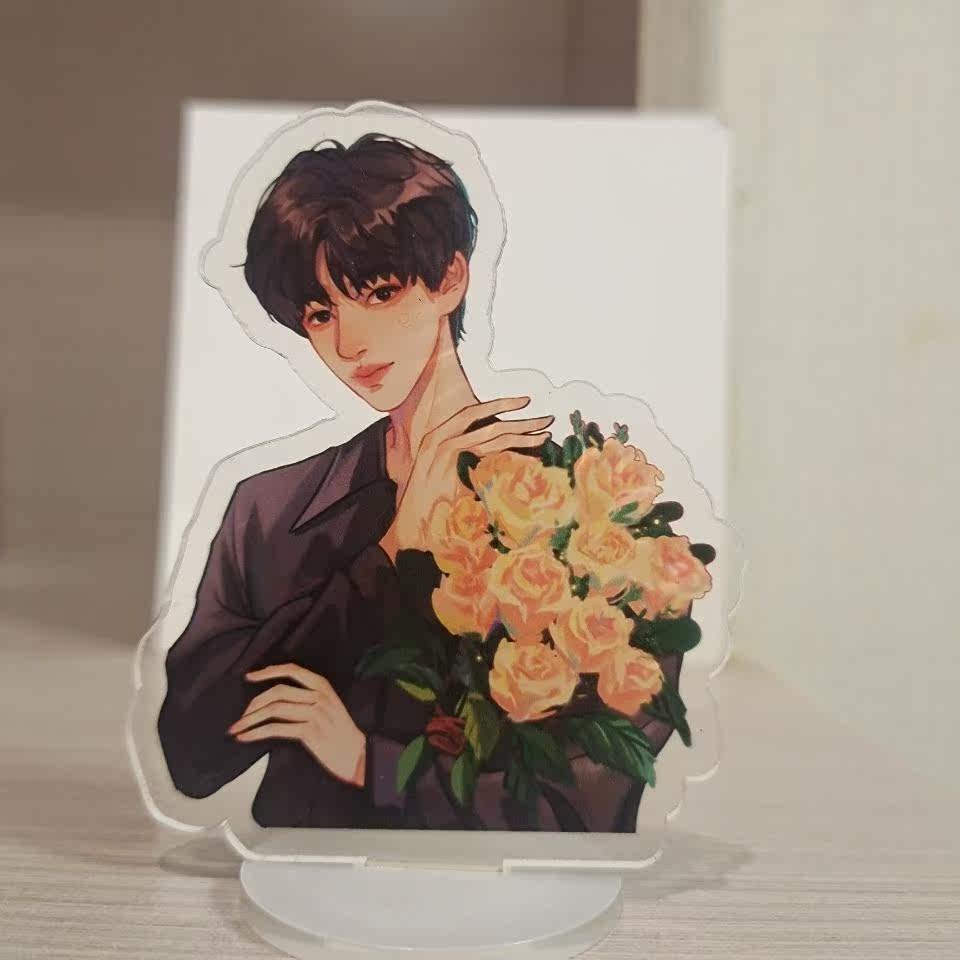 原创tnt少年团贺峻霖漫改捧花等女友亚克力立牌钥匙扣明星应援