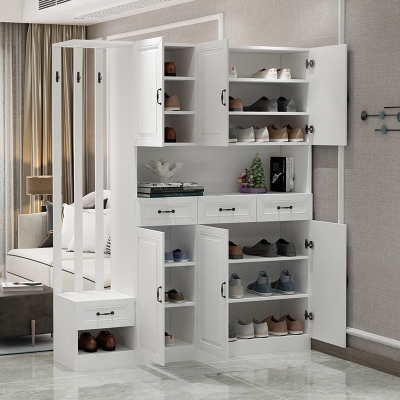 2021玄i关柜门厅柜装饰柜双面柜置物架屏风柜子北欧隔断多功能客