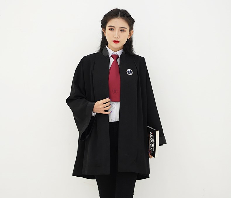 律师袍2021新款律师服男女款法官服标准律协出庭服装徽章领带套.
