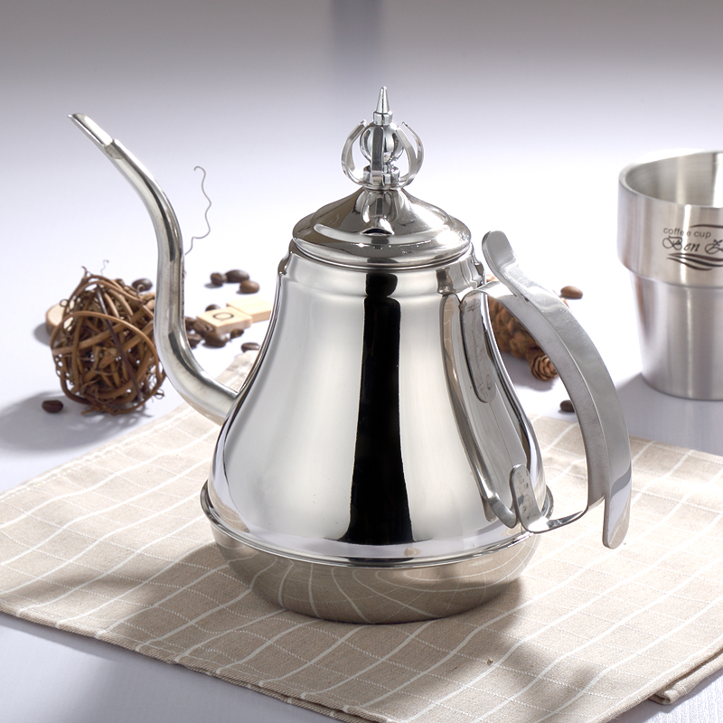 黄色煮金色公用ktv茶艺壶茶宫廷壶优k雅办家女孩不锈钢茶壶.