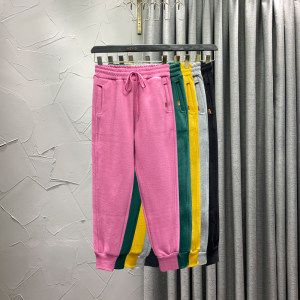 高腰彩色裤子图片