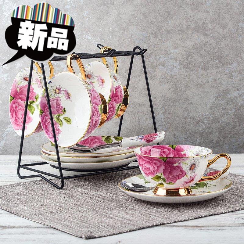专用欧式宫廷骨瓷咖啡杯子套装 英式下午茶杯红茶 复古h英伦玫瑰在类目 餐饮具, 咖啡器具, 咖啡杯中 - 来自Buy2taobao.com提供专业的淘宝代购服务