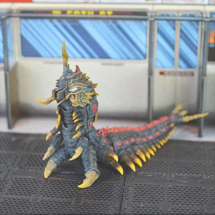 现货shmonsterarts限定巴特特拉魔斯拉幼虫手办摆件模型手办