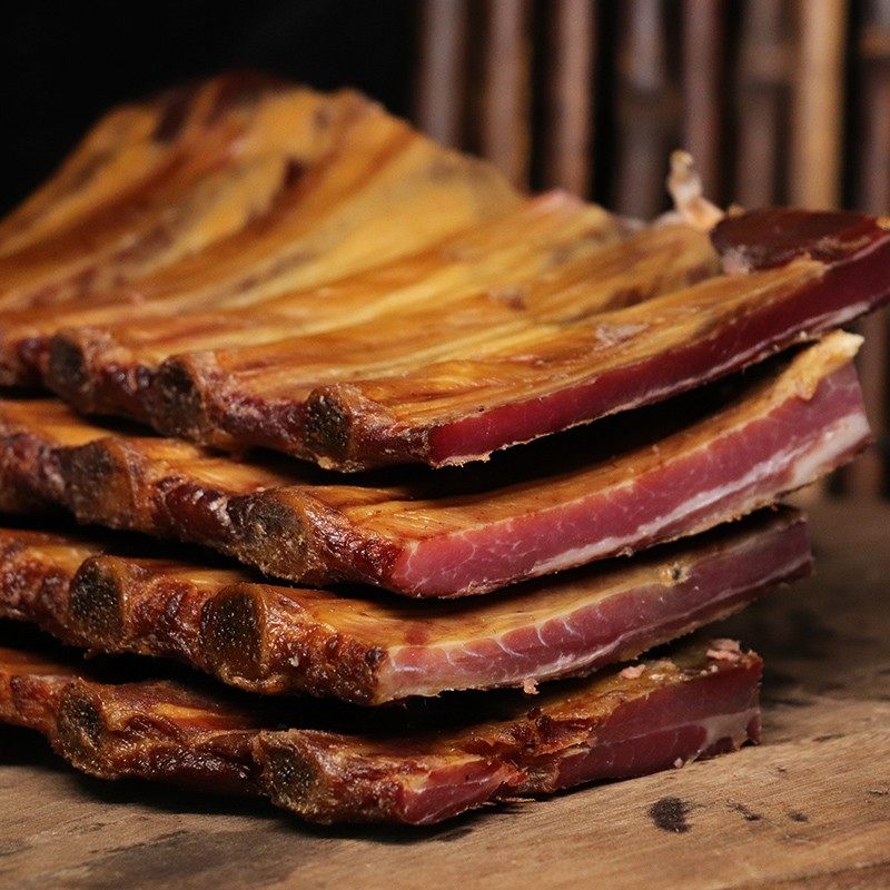 散称腊排骨3斤柴火烟熏腊味羊排咸肉直排子排中排骨小排腊肉年货