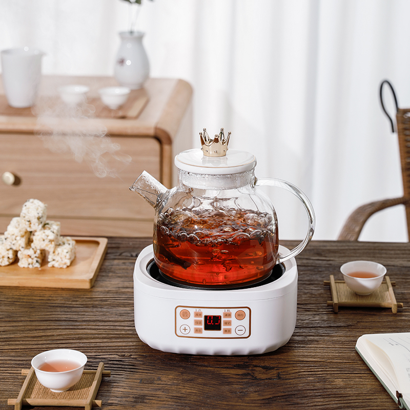 迷你全玻璃养生壶多功能办公室小型烧水壶花茶mini电陶炉煮茶器