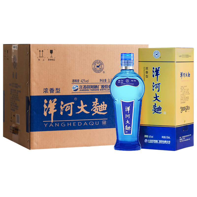 洋河大曲整箱6瓶