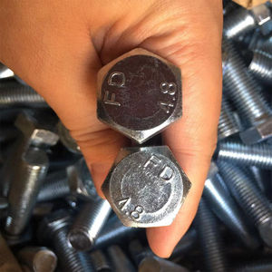     gb30外六角4.8级镀锌平头螺栓