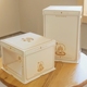 【5折特价】生日透明蛋糕盒包装盒子6/8/10寸单双层网红手提包邮