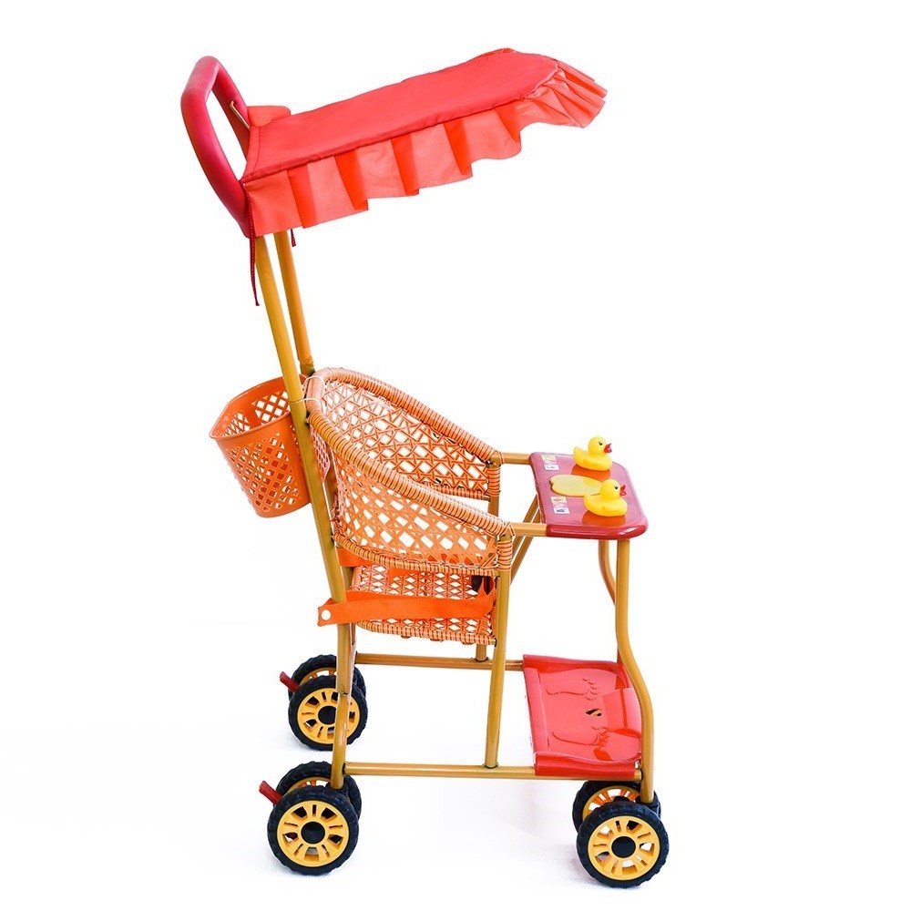 四季婴儿竹滕推车藤椅幼儿儿童藤编车宝宝仿腾推车轻便手推车餐椅