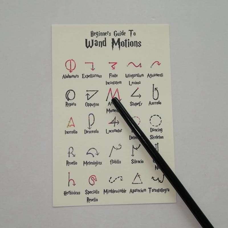 哈利波特咒语表beginnersguidetowandmotions魔杖动作