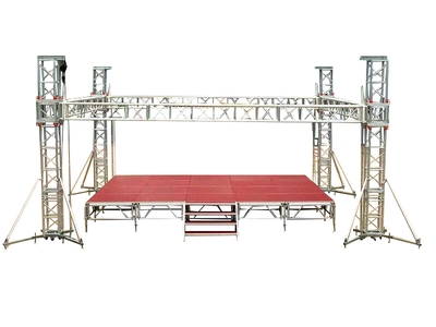 舞台桁架灯光龙门架升降钢铁铝合金玻璃truss架婚庆背景太空架子