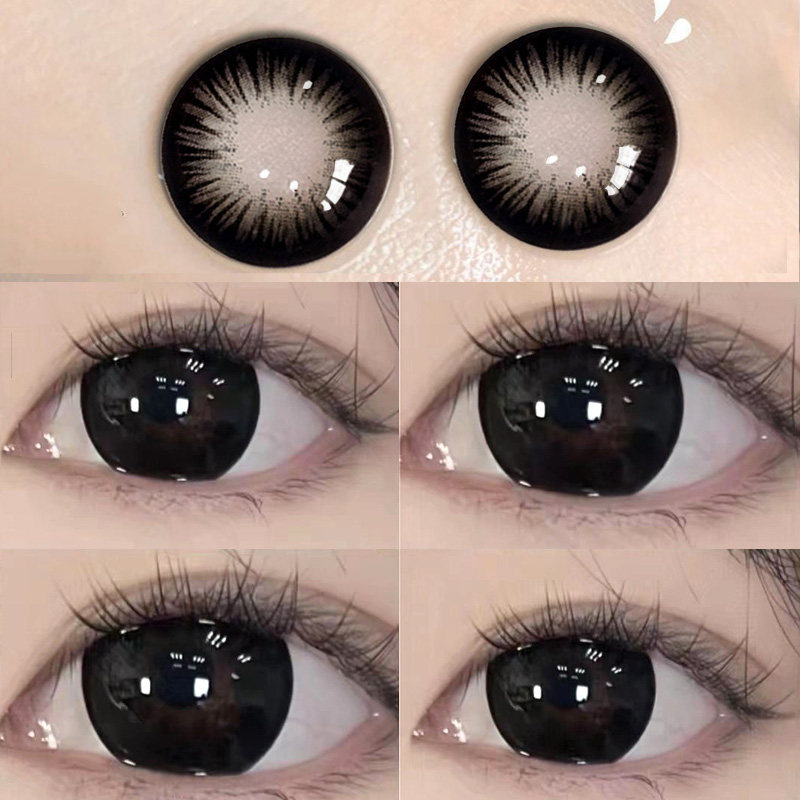 大美目黑色美瞳日抛30片装10片大直径隐形眼镜女正品官网旗舰店tn