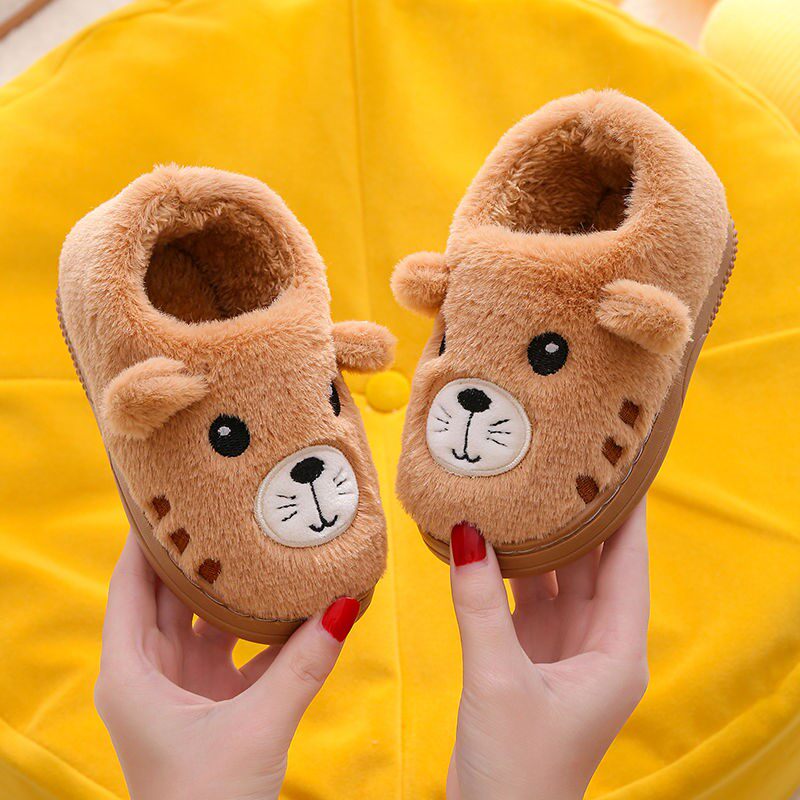 巴拉巴拉儿童棉鞋秋冬新款男女童宝宝可爱卡通中小童小孩防滑室内