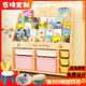 实木儿童书架家用玩具收纳架落地绘本架置物书柜幼儿园简易储物柜