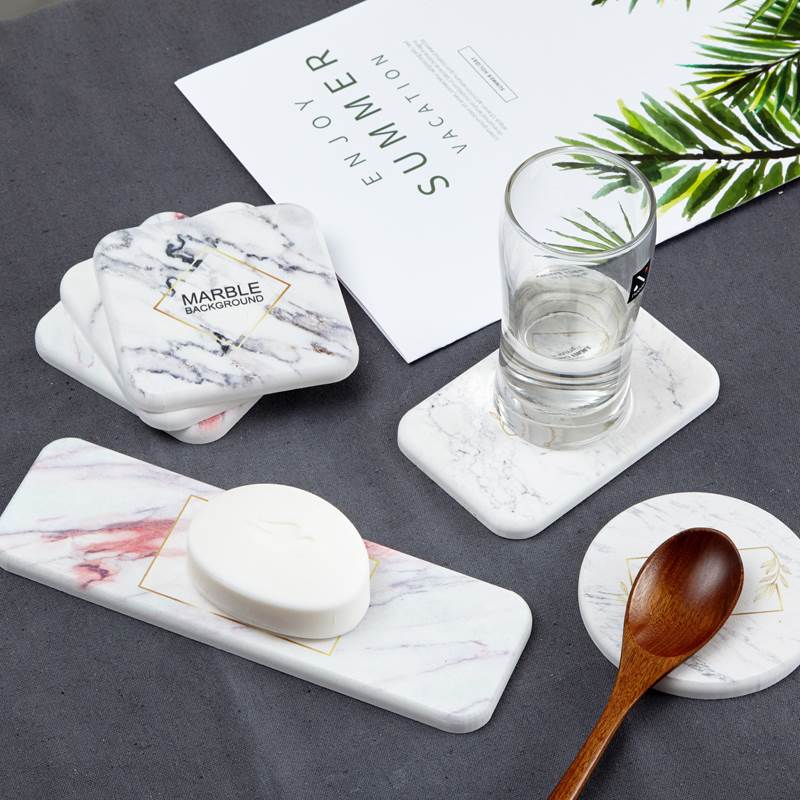 硅藻土吸水皂托创意隔热垫餐桌硅藻泥杯垫吸水速干皂盒洗漱垫