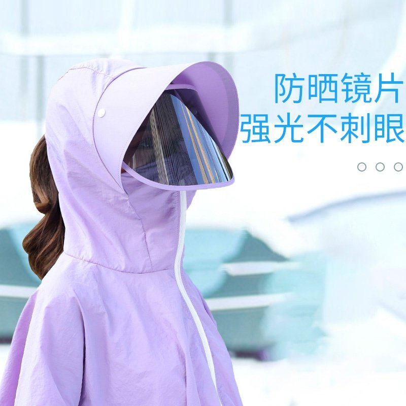 骑车面罩遮脸全脸丝护脸装备尼罩女防晒冰防头套夏季紫外线行基骑