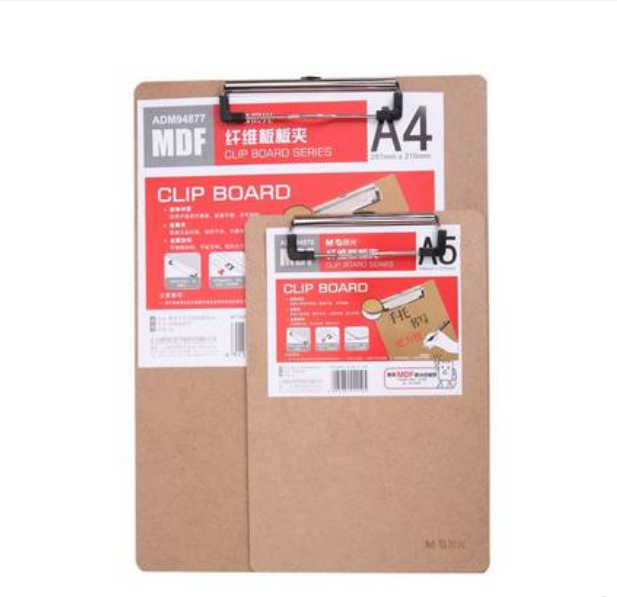 晨光ADM94877 夹板文具a4板夹 写字夹板a4 a5写字夹垫板纯木  木质写字板 垫板 文件夹板