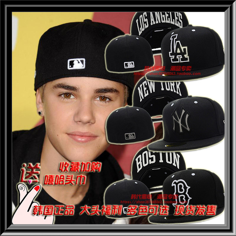 nicepuss大头帽子男迷彩嘻哈帽休闲平沿帽女鸭舌帽街头潮人棒球帽