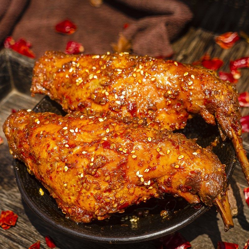 四川特产麻辣兔腿开袋即食成都冷吃香辣真空熟食休闲零食小吃120g