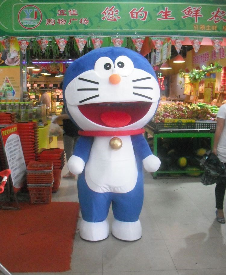 一折哆啦a梦玩偶衣服_哆啦a梦机器猫大雄静香小夫胖虎卡通人偶服装cos