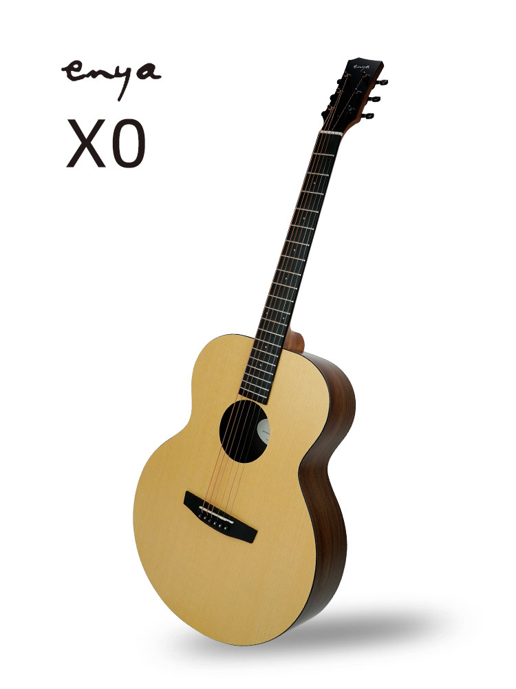enya/恩雅x0吉他36/41寸旅行民谣初学者成人儿童男女生乐器电箱