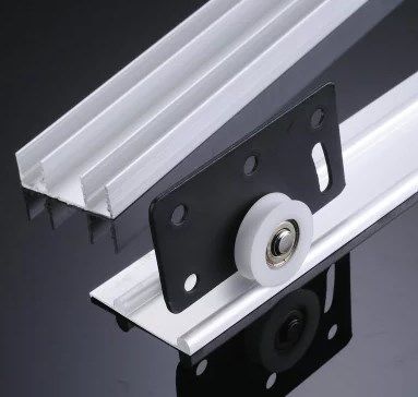 导轨滑轮衣柜推拉门移门轮趟门柜门滑门配件滚轮吊滑