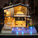 diy小屋时光公寓手工制作小房子模型别墅拼装玩具创意生日礼物女