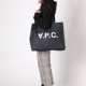 A.P.C.深蓝色简约字母LOGO装饰横款女包COCSX-F61284 YT