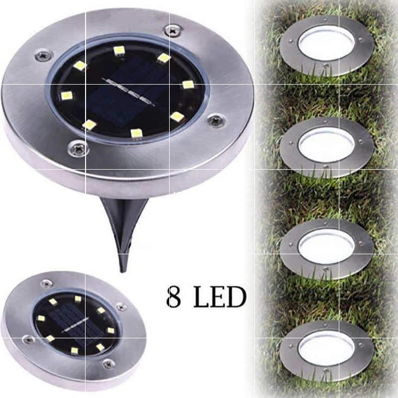 8 LED Solar Light Solar Powered Ground Buried Light Home Garin the Electronic/Electrician , Smart Home System , Smart Socket category - from Buy2taobao.com to provide professional Taobao agent buy service